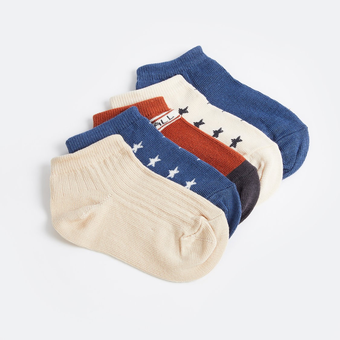 Juniors Assorted Ankle Length Socks - Set of 5