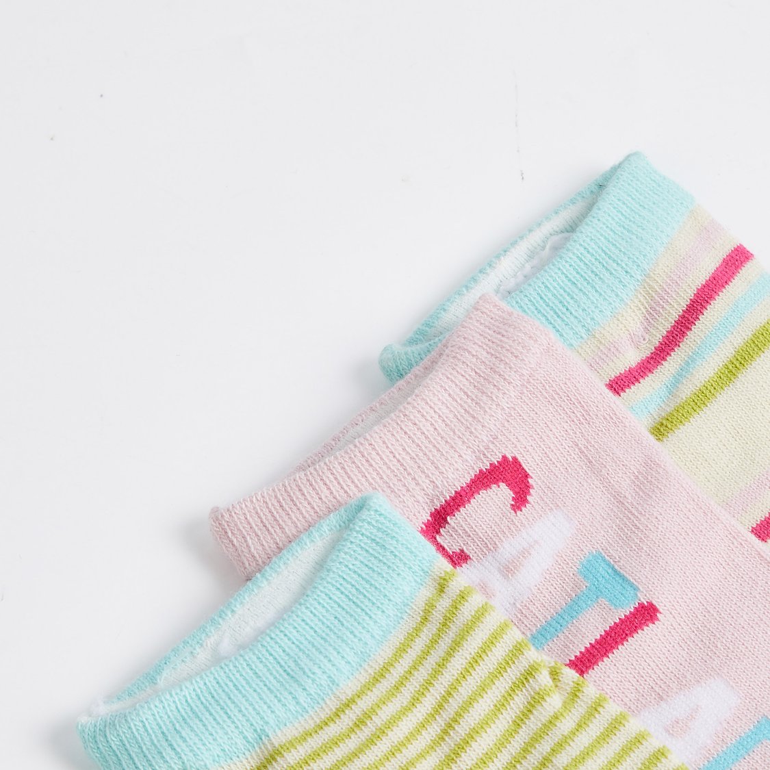 Juniors Assorted Ankle Length Socks - Set of 3