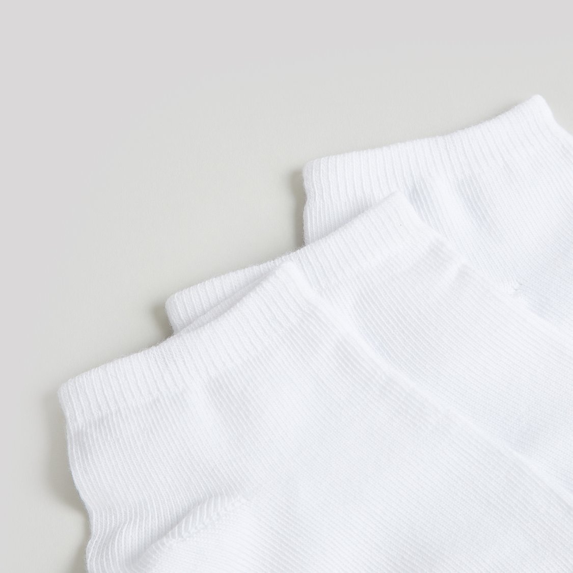 Juniors Solid Ankle Length Socks - Set of 3