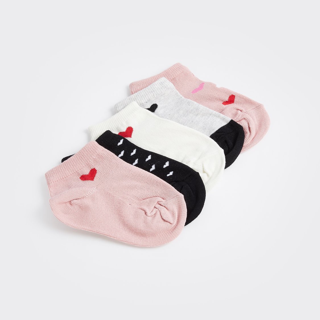 Juniors Assorted Ankle Length Socks - Set of 5