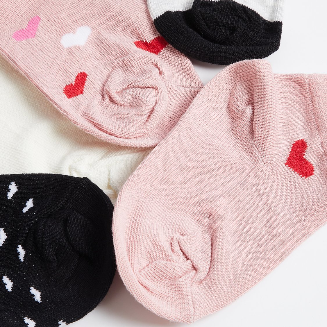 Juniors Assorted Ankle Length Socks - Set of 5