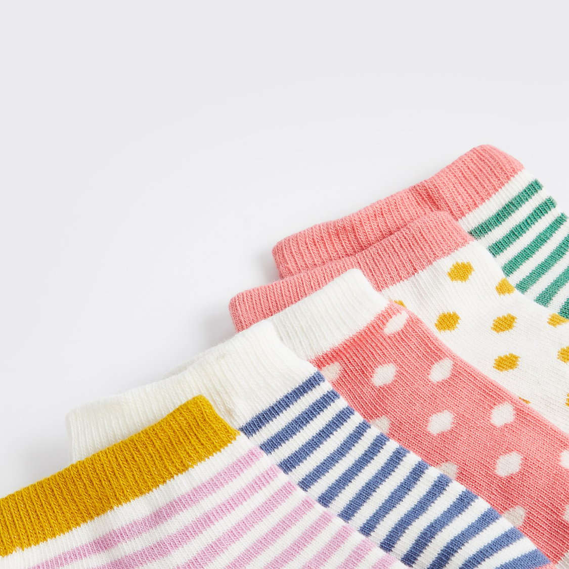 Juniors Assorted Ankle Length Socks - Set of 5
