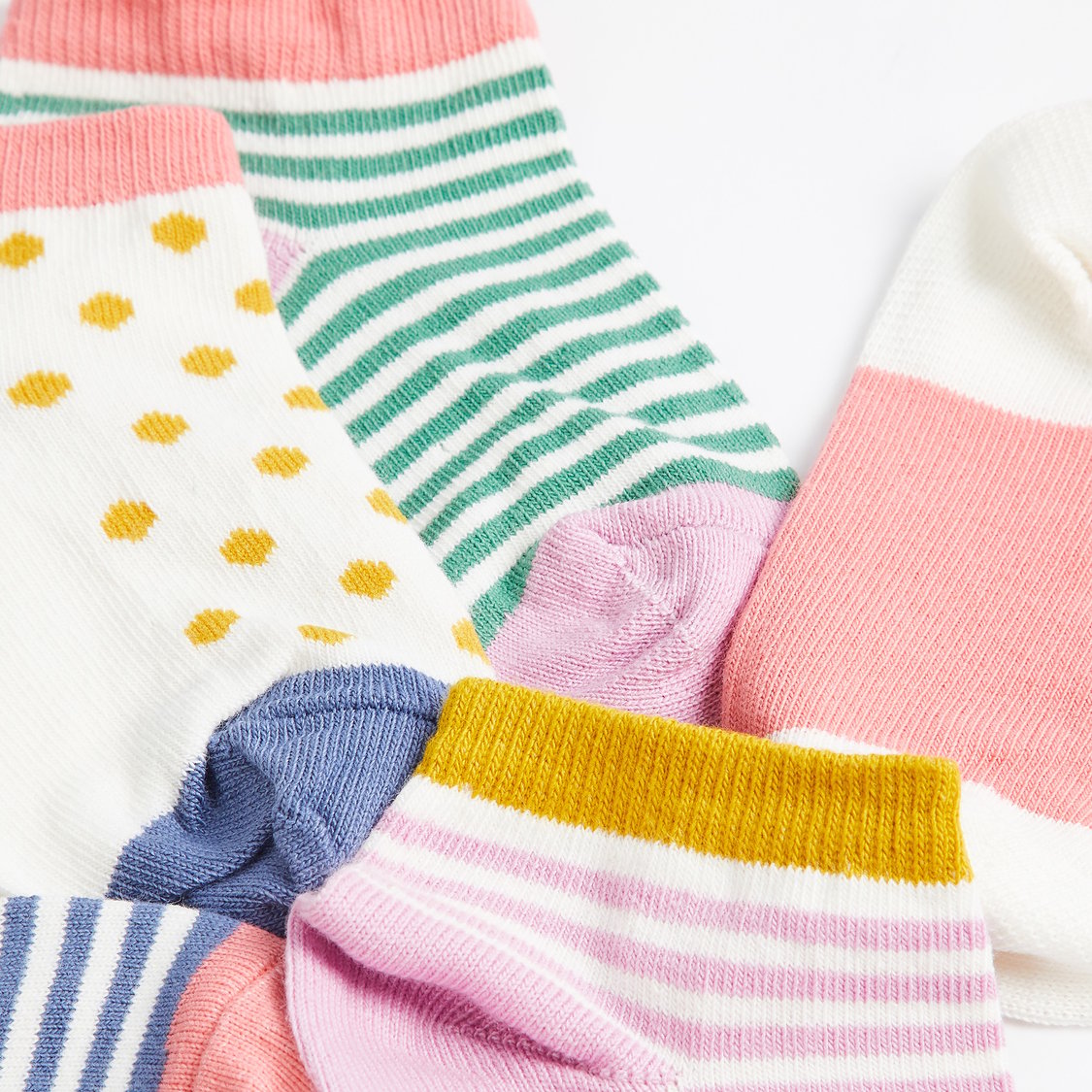 Juniors Assorted Ankle Length Socks - Set of 5
