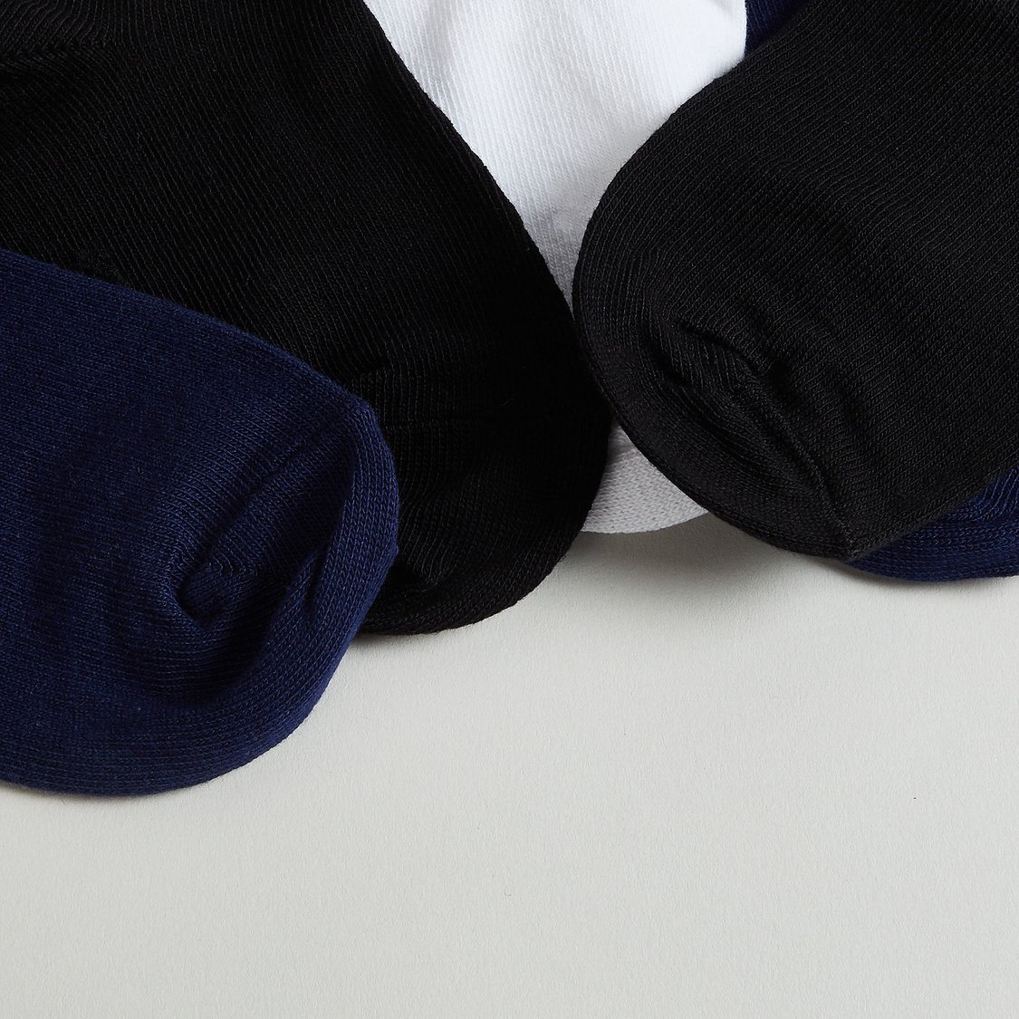 Juniors Solid Ankle Length Socks - Set of 5