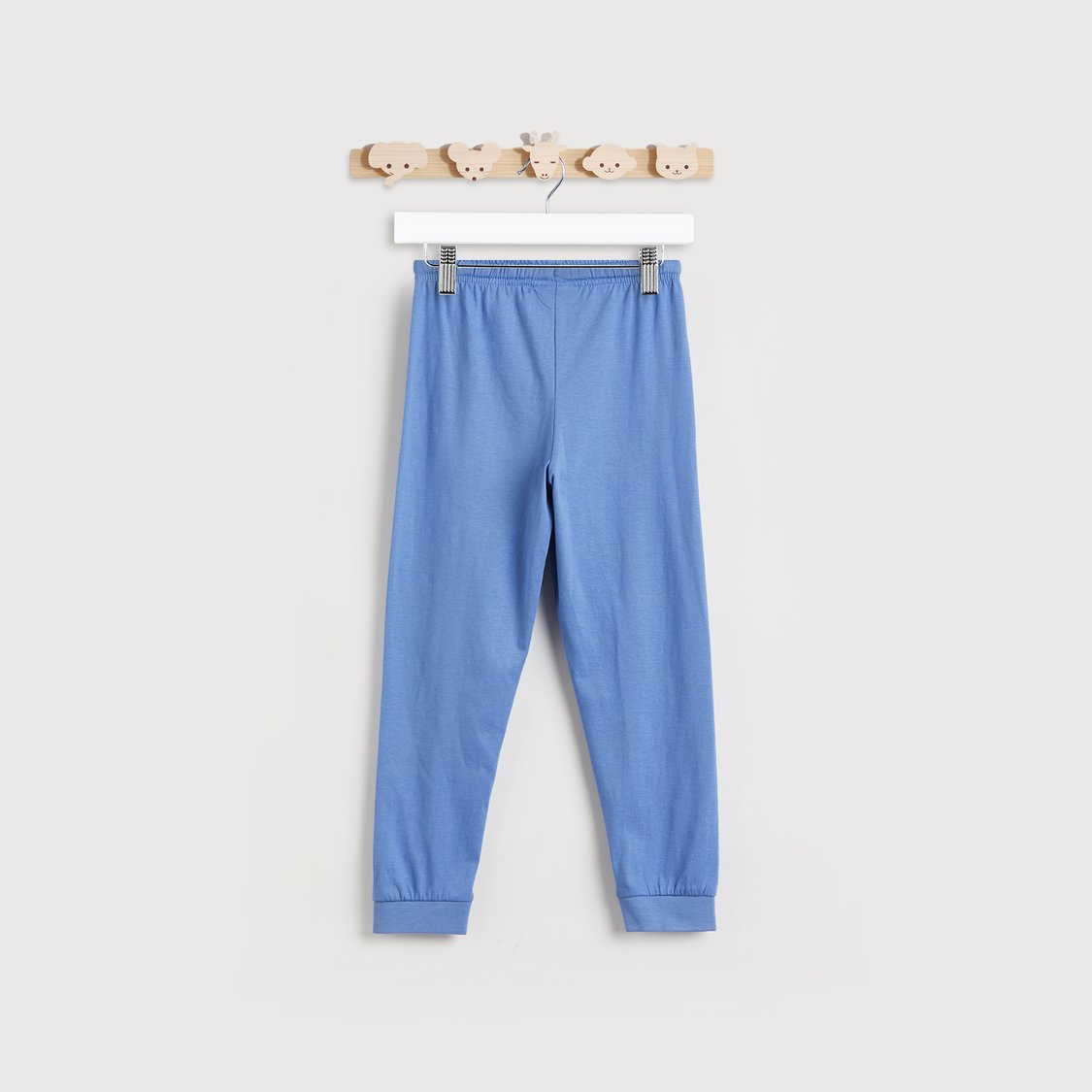 Juniors Beach Print T-shirt with Joggers Set
