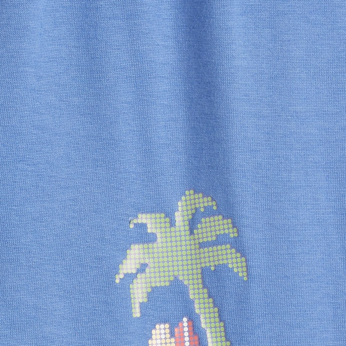 Juniors Beach Print T-shirt with Joggers Set
