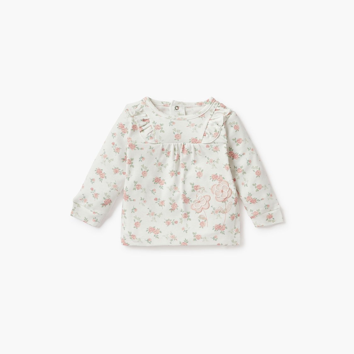 Giggles Floral Print T-shirt and Pyjama Set