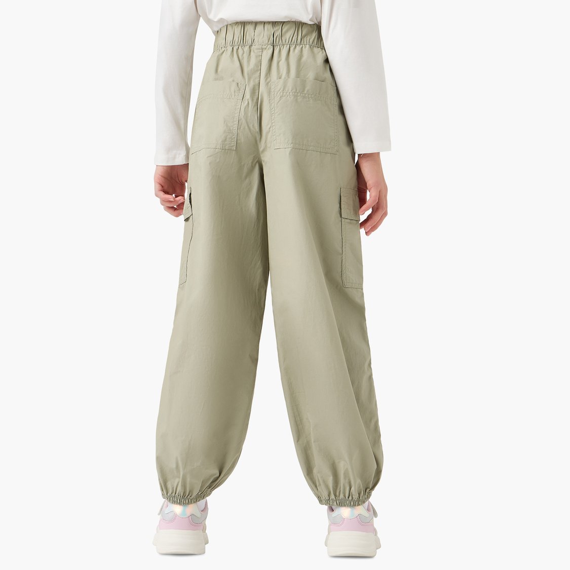 Juniors Solid Cargo Joggers