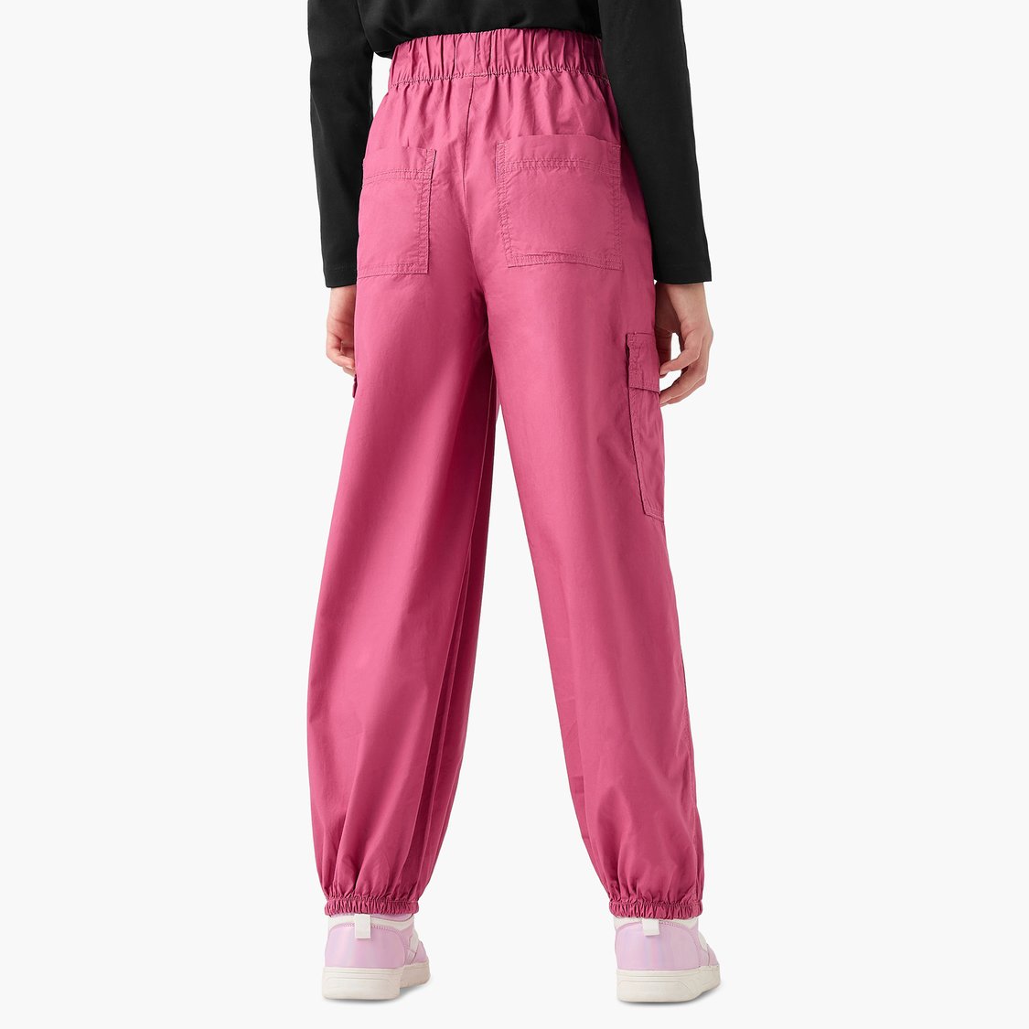 Juniors Solid Cargo Joggers