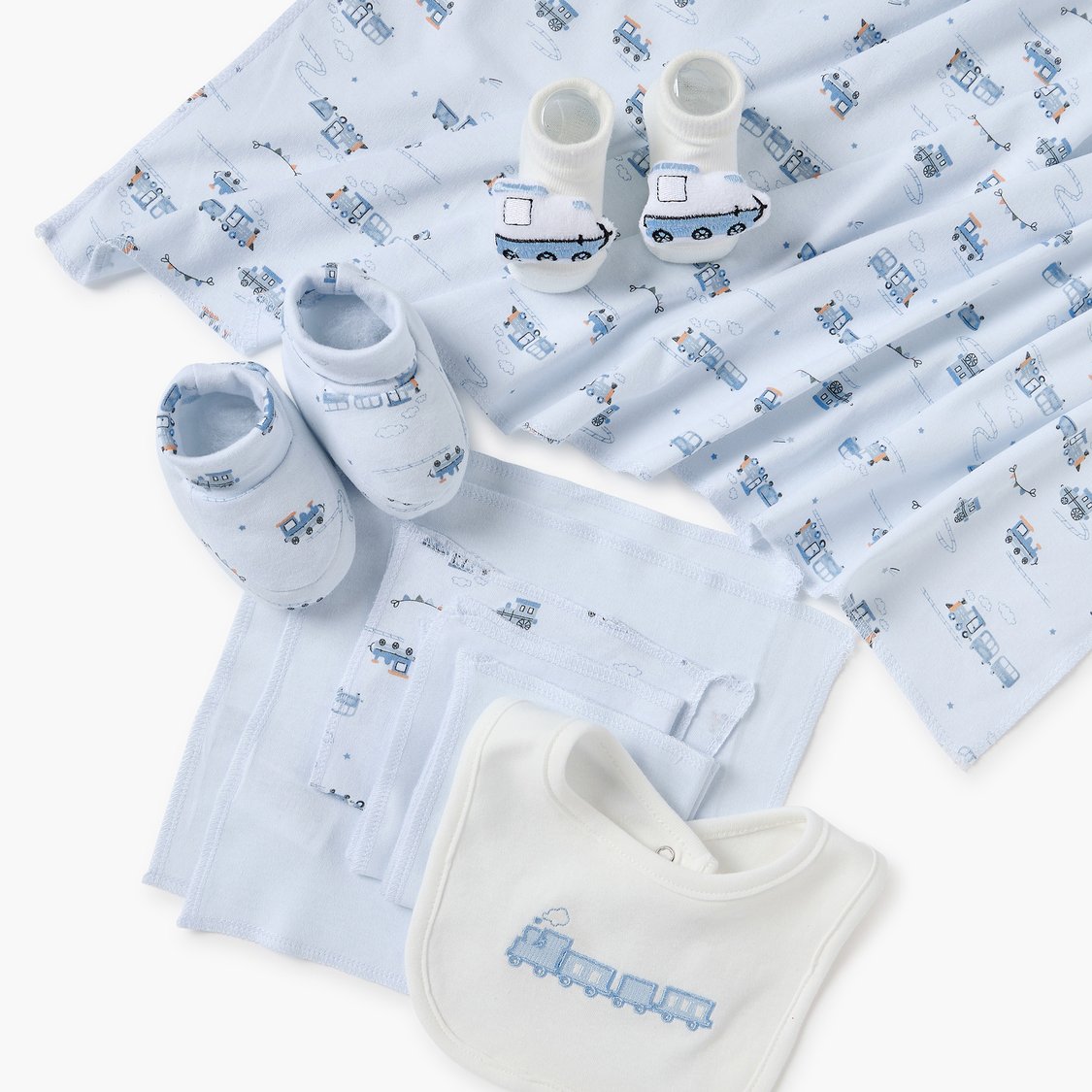 Juniors 12-Piece Vehicle Print Clothing Gift Set