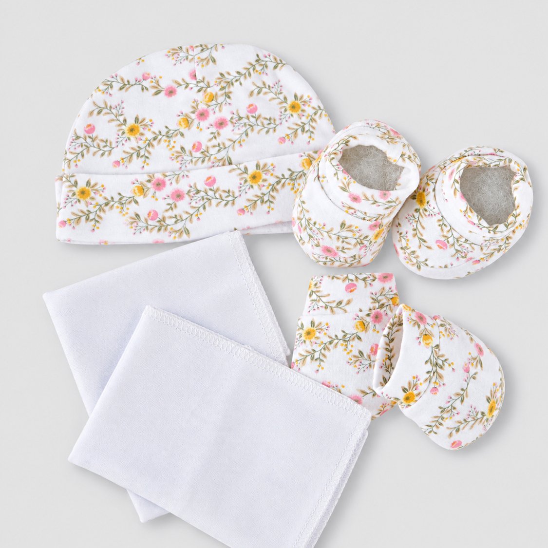 Juniors 7-Piece Floral Print Clothing Gift Set
