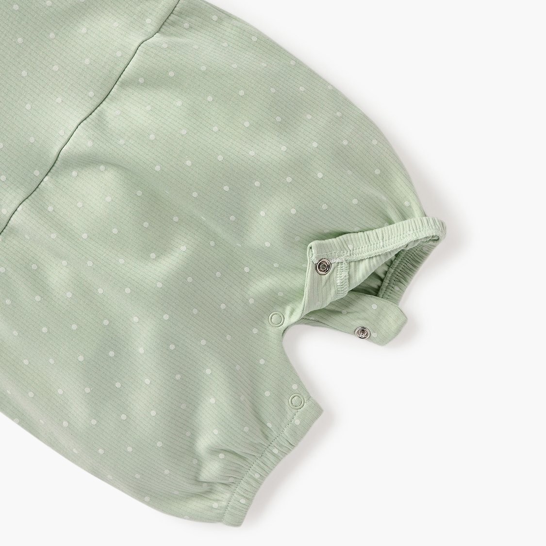 Juniors All-Over Polka Dot Print Dungaree and T-shirt Set