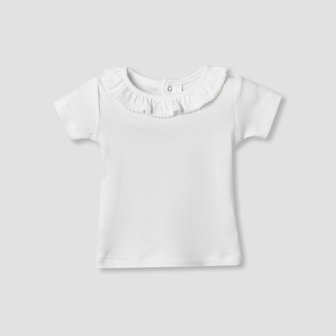Giggles Floral Print Short Sleeves T-shirt and Dungaree Set