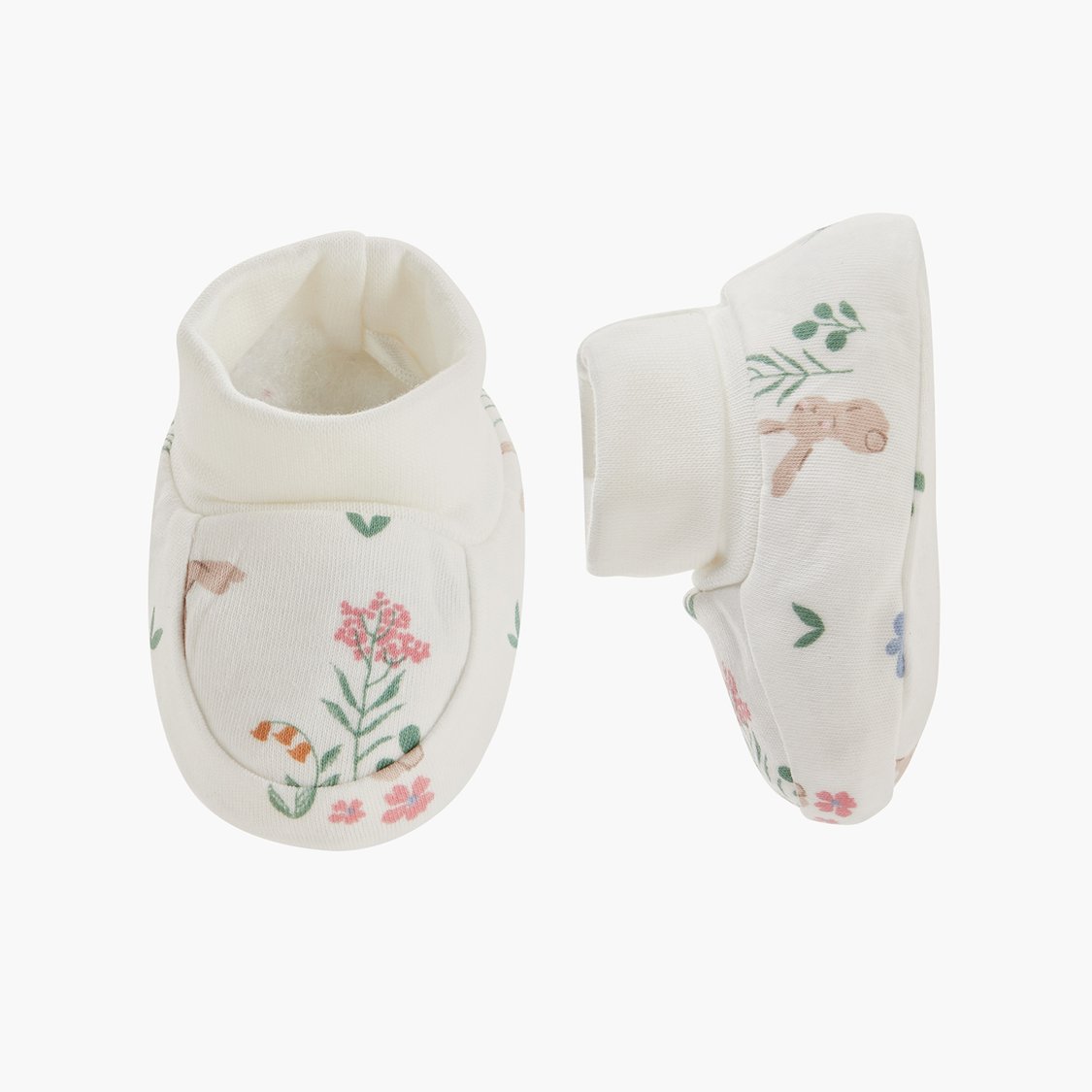 Juniors Printed Slip-On Booties - Set of 2