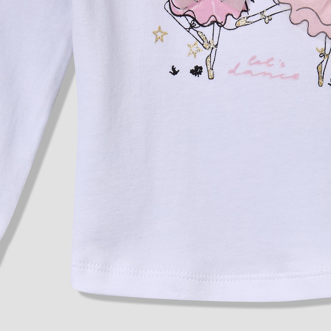 Juniors Printed T-shirt with Pyjamas Set