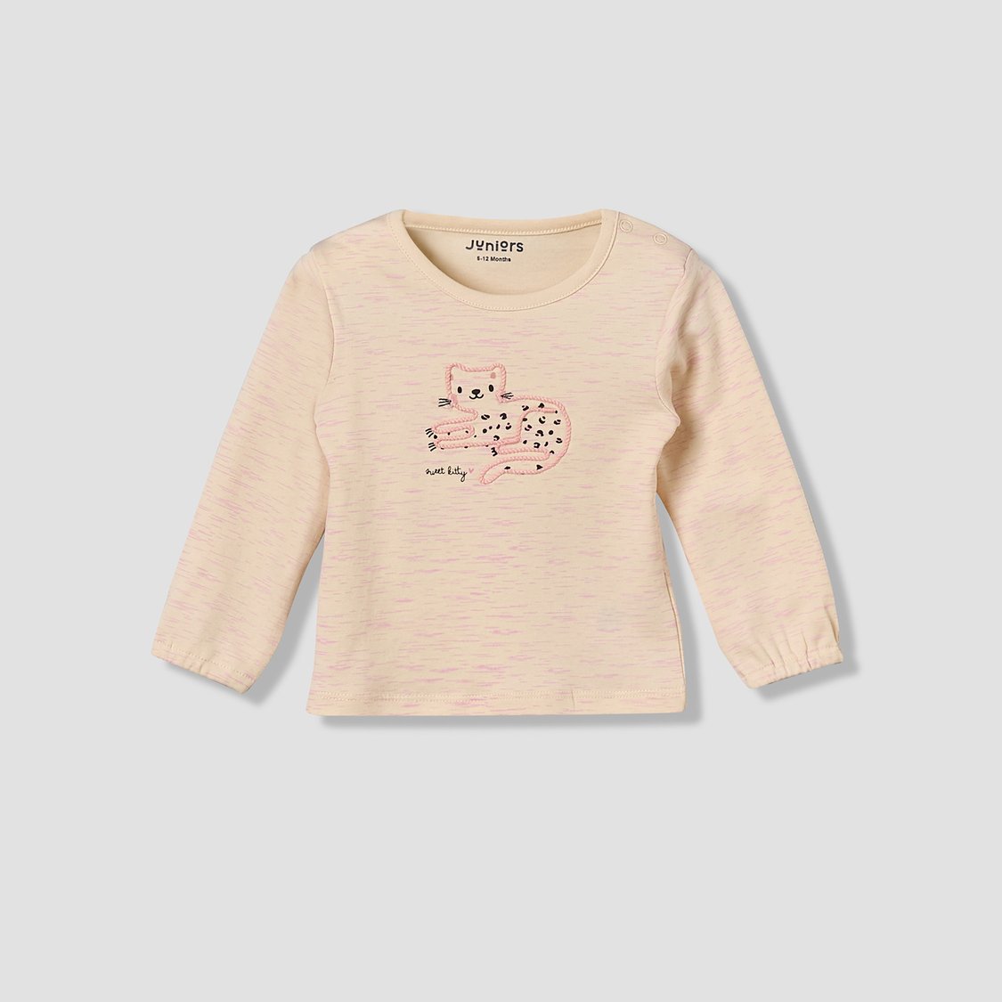 Juniors Printed T-shirt with Pyjamas Set