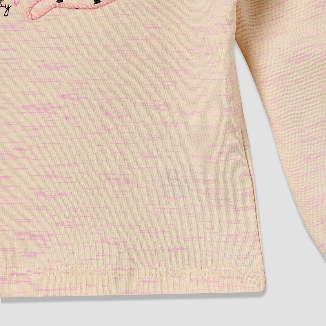 Juniors Printed T-shirt with Pyjamas Set