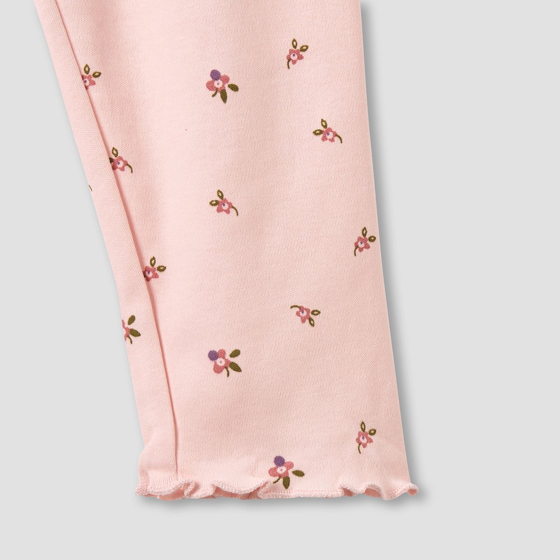 Juniors Floral Print T-shirt with Pyjamas - Set of 3