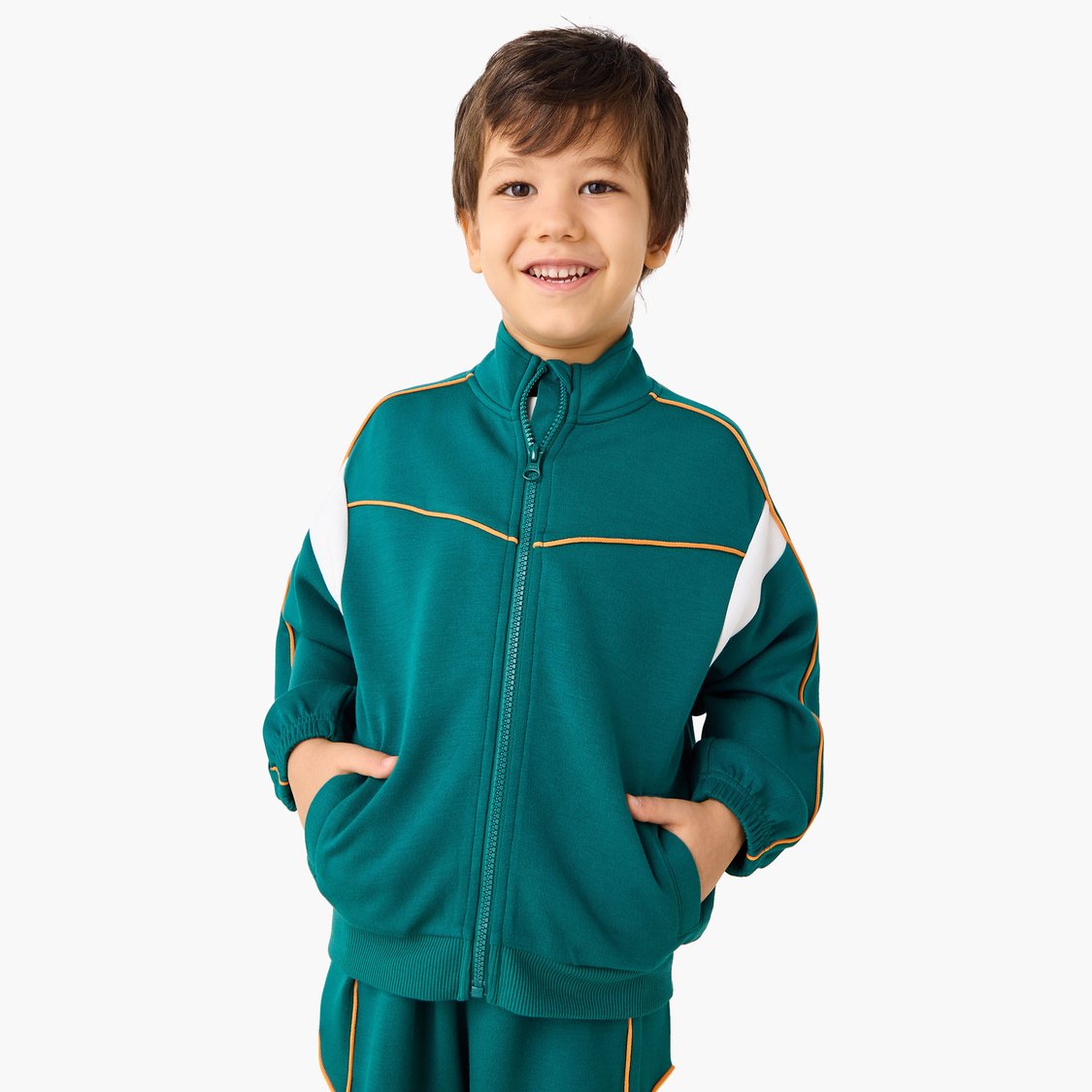 Juniors Zip Through Jacket and Joggers Set