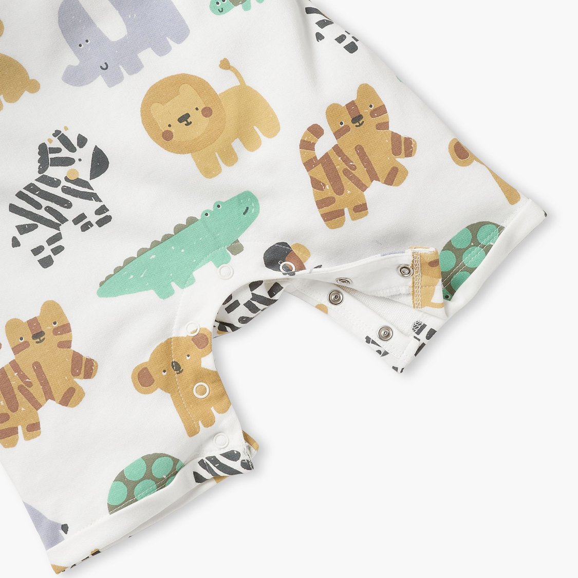 Juniors Animal Print Dungaree and T-shirt Set
