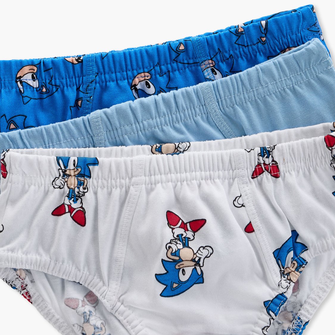 Juniors Sonic the Hedgehog Print Briefs - Set of 3