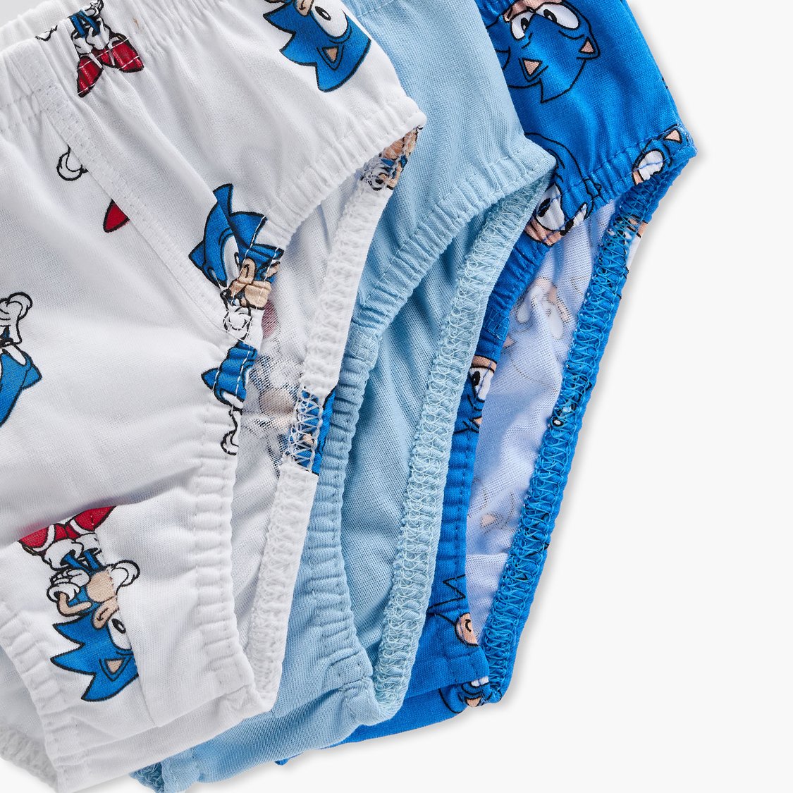 Juniors Sonic the Hedgehog Print Briefs - Set of 3