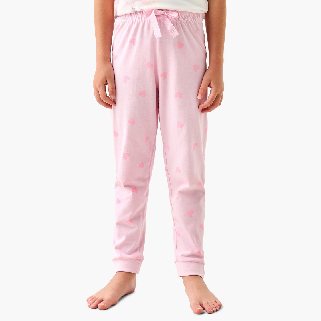 Juniors Cat Print T-shirt and Pyjama Set