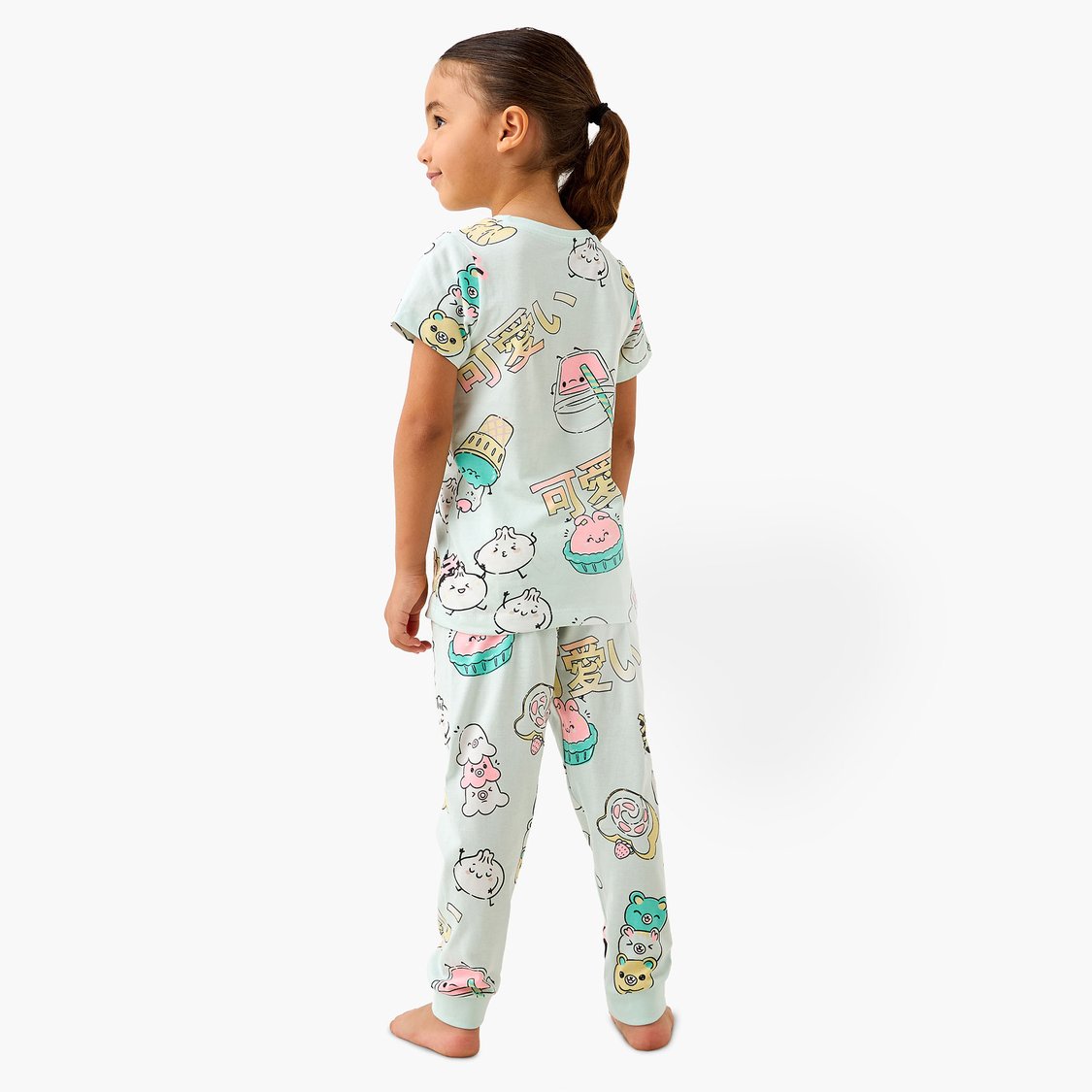 Juniors All-Over Print T-shirt and Pyjama Set