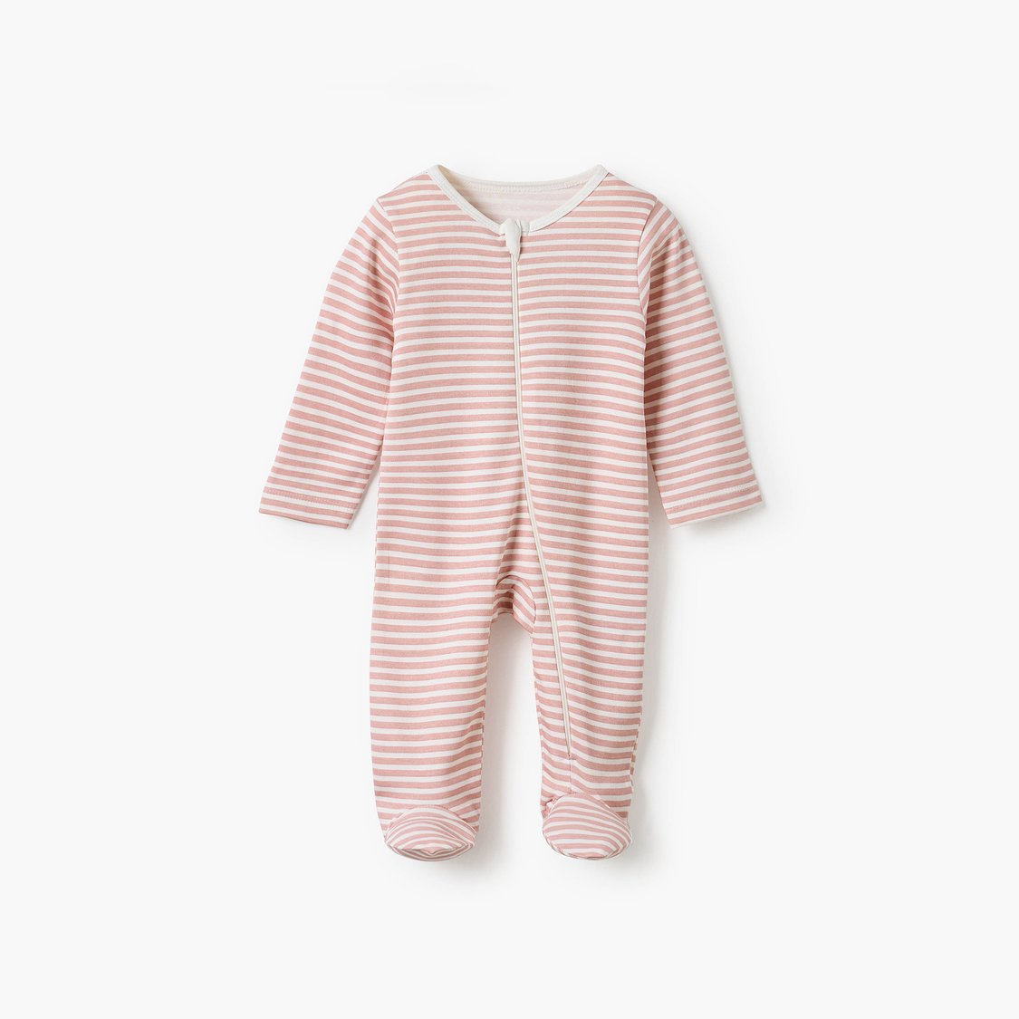 Juniors Floral Print Sleepsuit with Zip Closure - Set of 5
