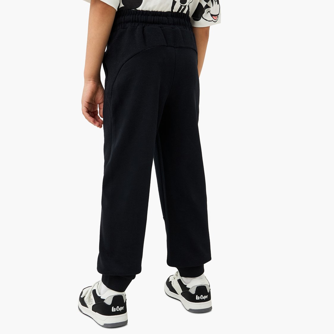 Juniors Textured Joggers with Drawstring Closure and Pockets