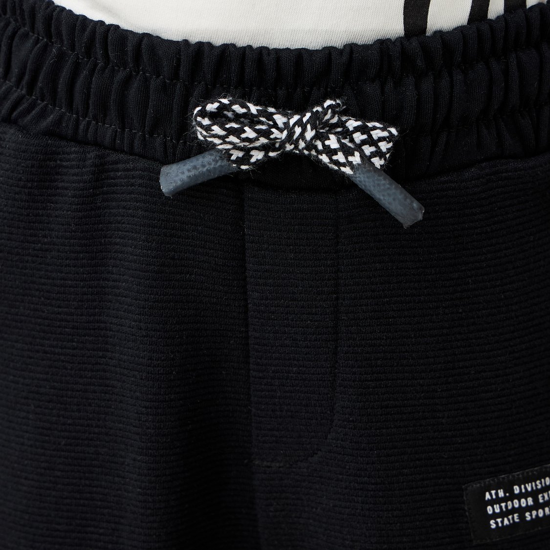 Juniors Textured Joggers with Drawstring Closure and Pockets