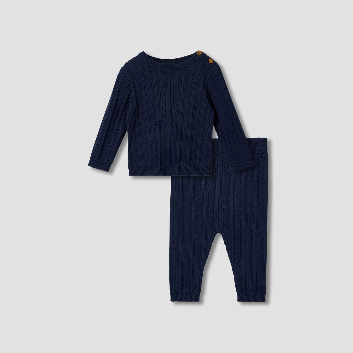 Juniors Knitted Sweater with Pants Set