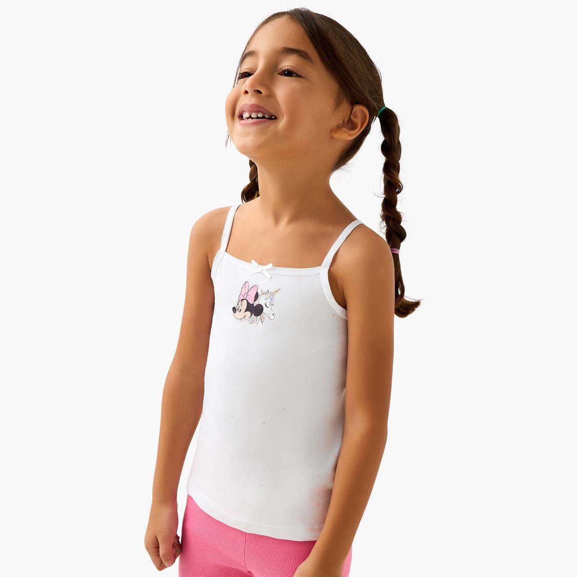 Juniors Minnie Mouse Print Camisole - Pack of 3