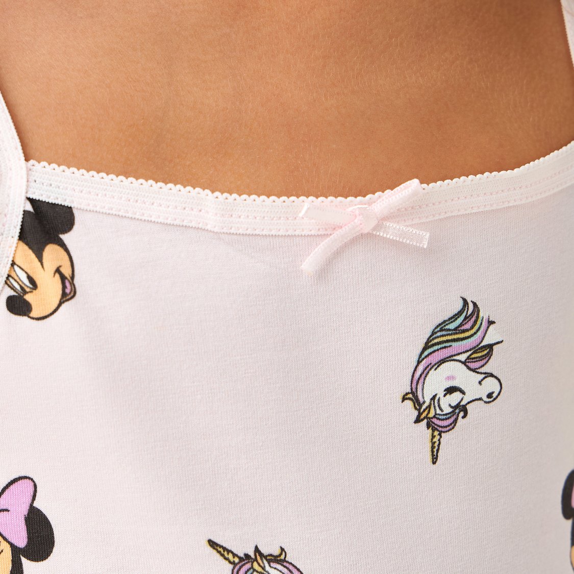 Juniors Minnie Mouse Print Camisole - Pack of 3