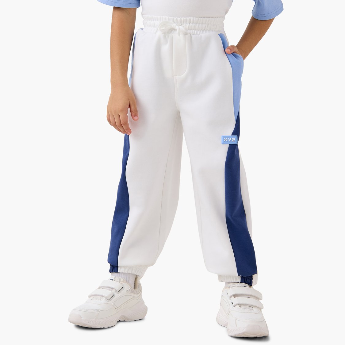 Juniors Colourblock Joggers with Pockets