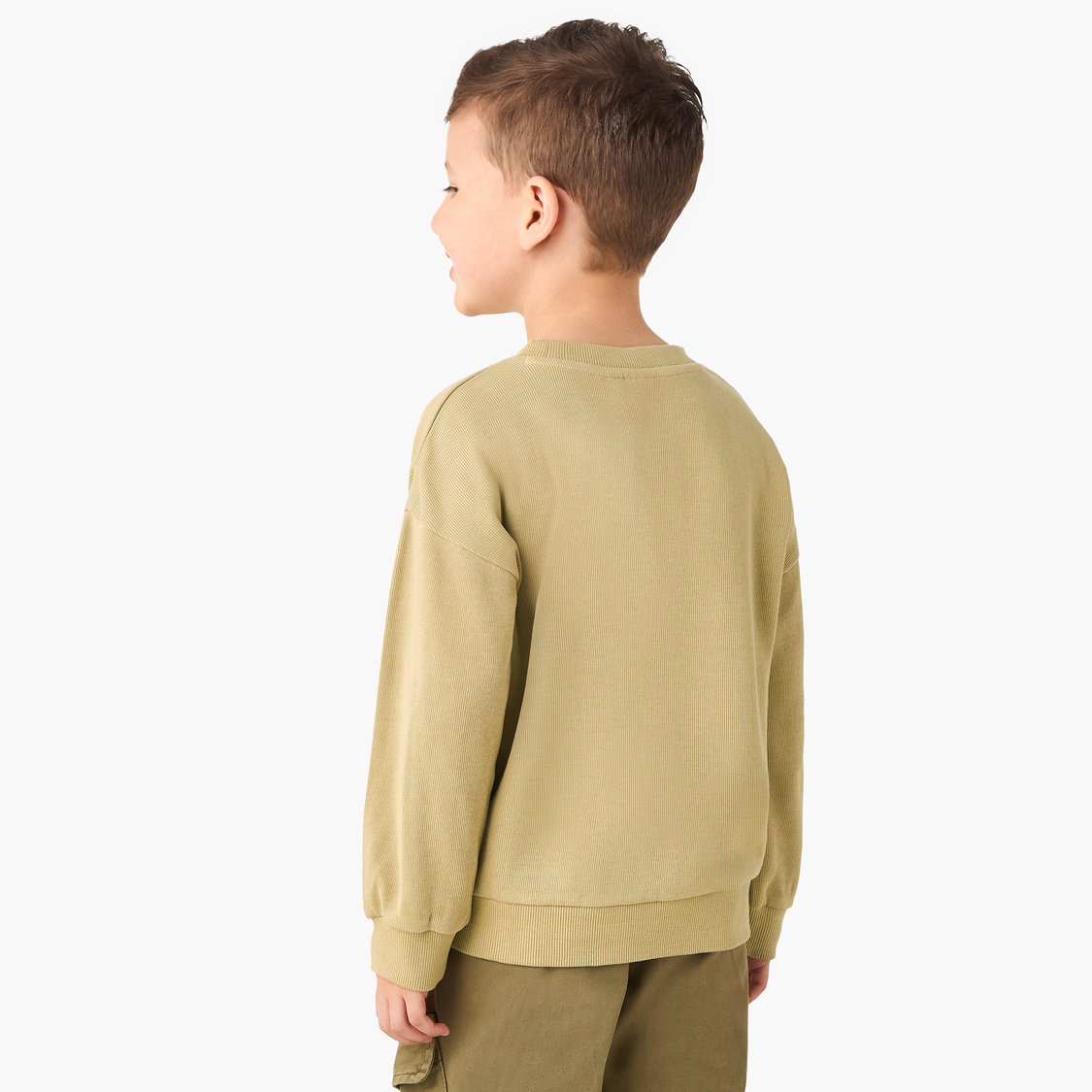 Juniors Textured Pullover with Pocket