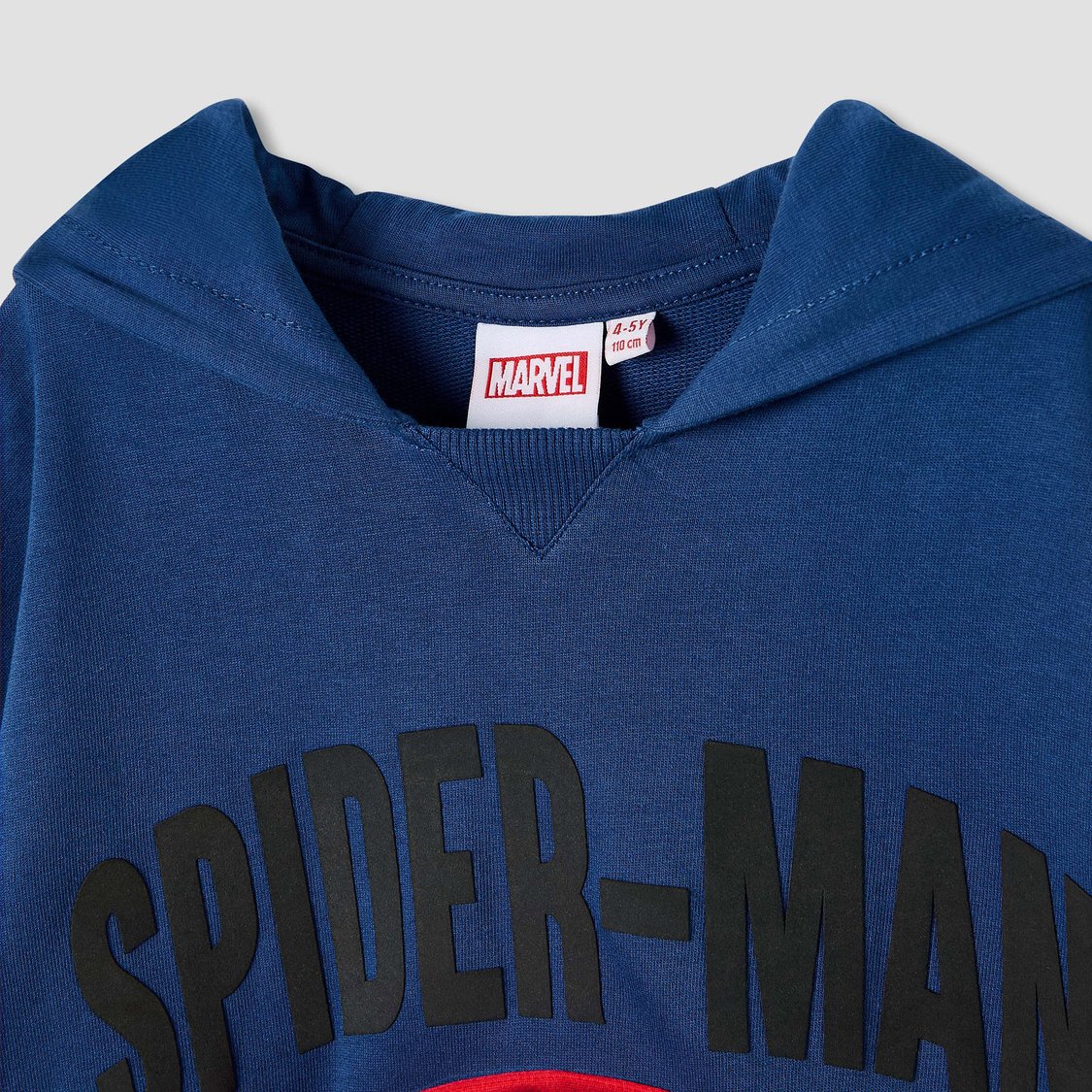 Juniors Spiderman Printed Hooded Sweatshirt with Pocket
