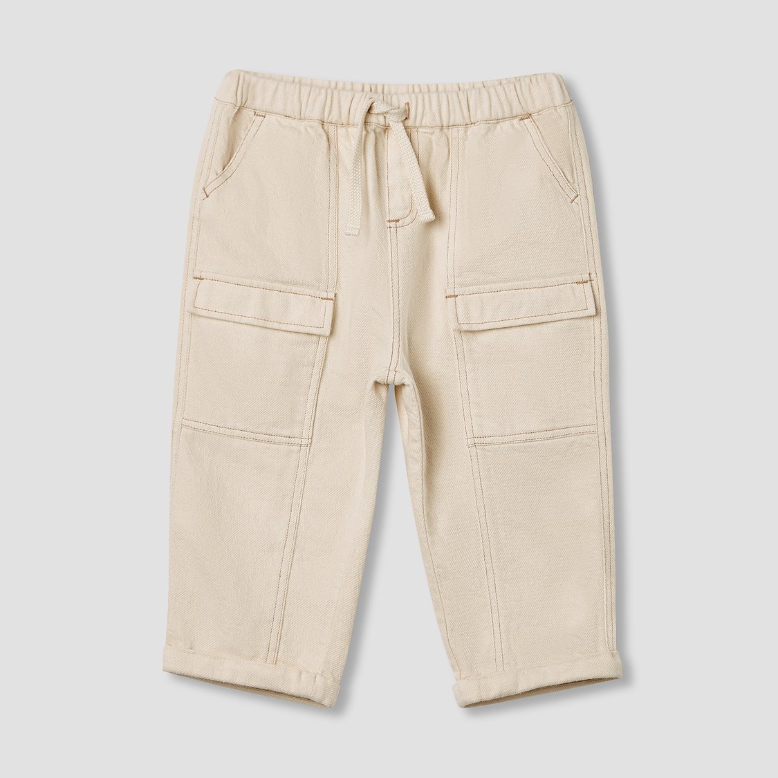 Giggles Solid Shacket and Pants Set