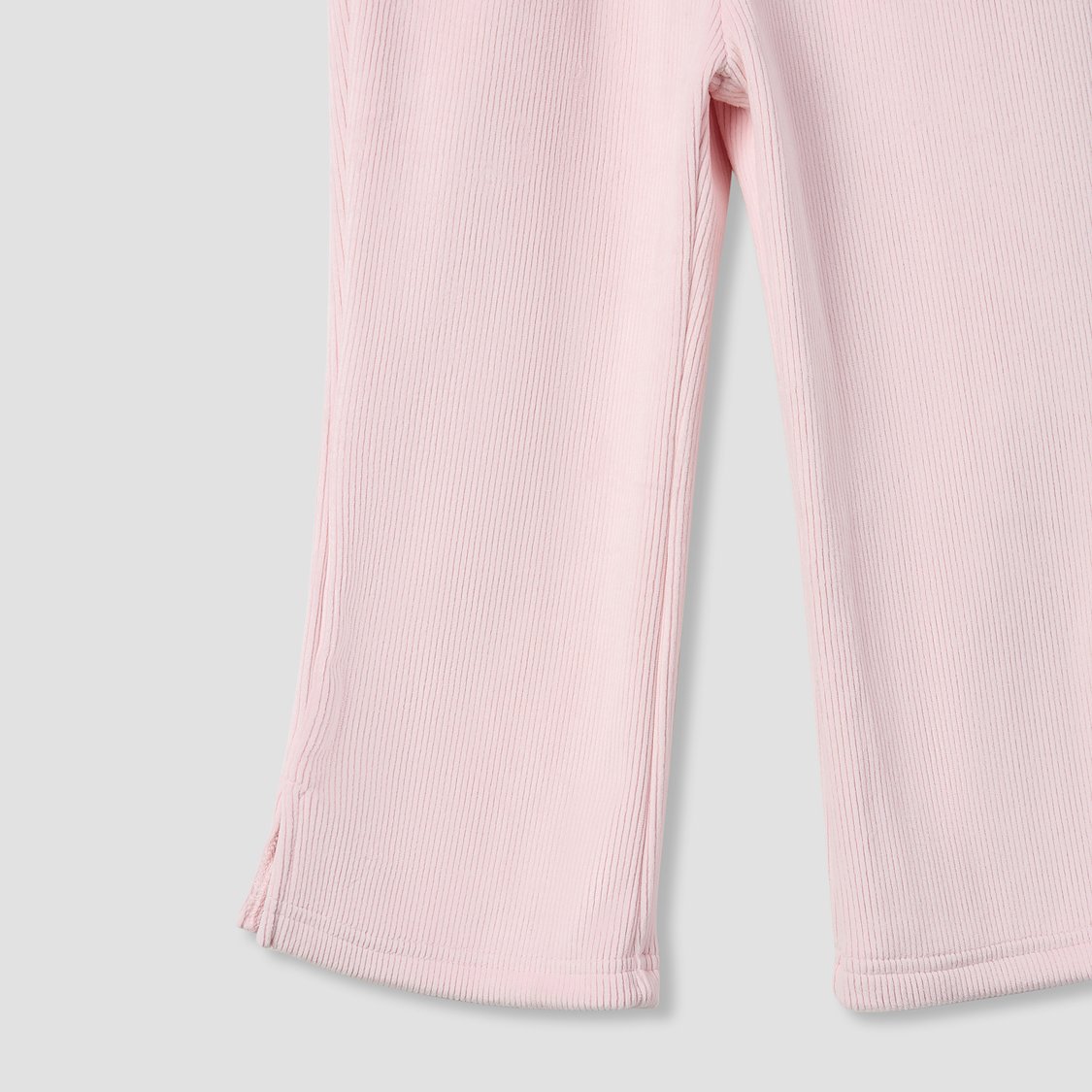 Juniors Textured Sweatshirt with Track Pants Set