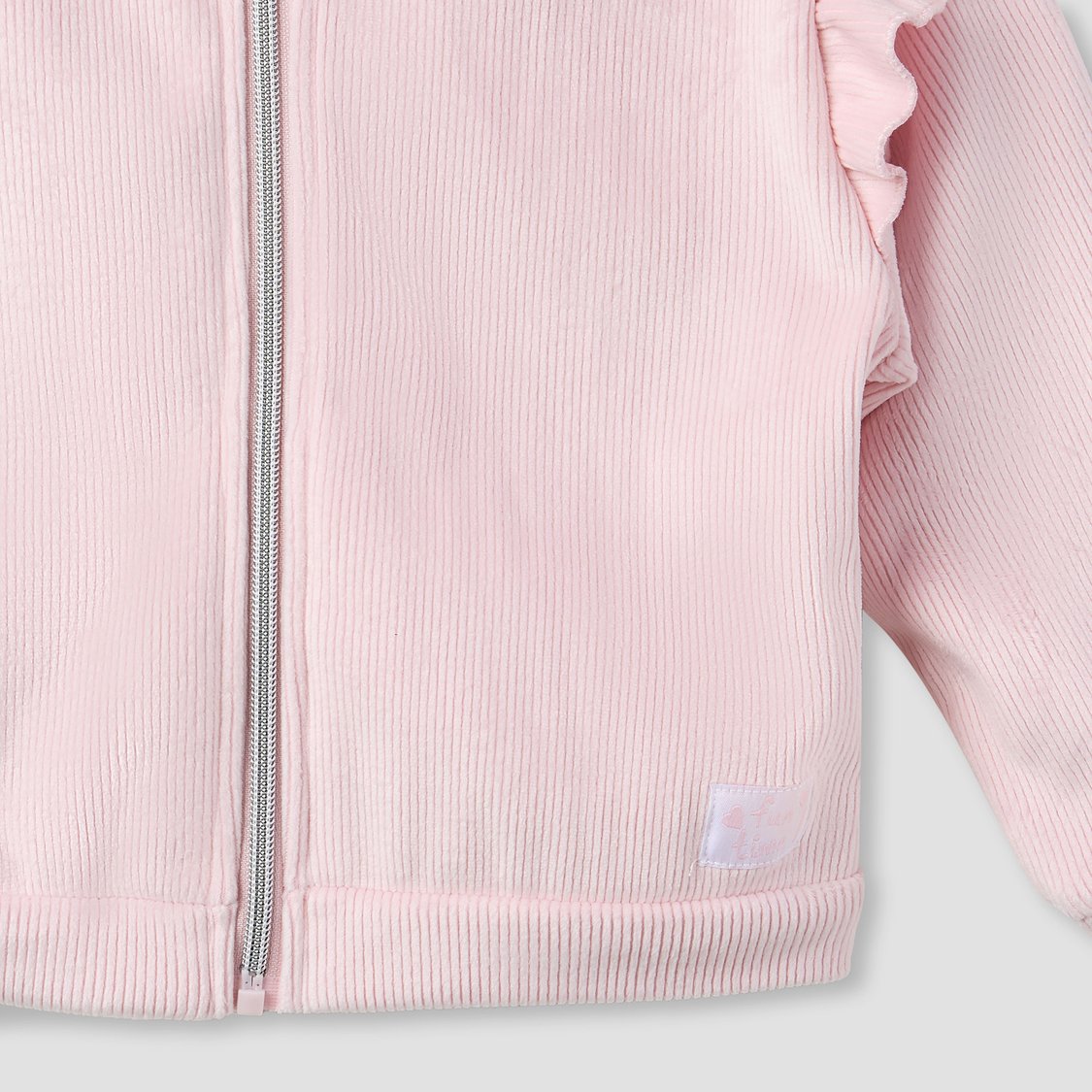 Juniors Textured Sweatshirt with Track Pants Set