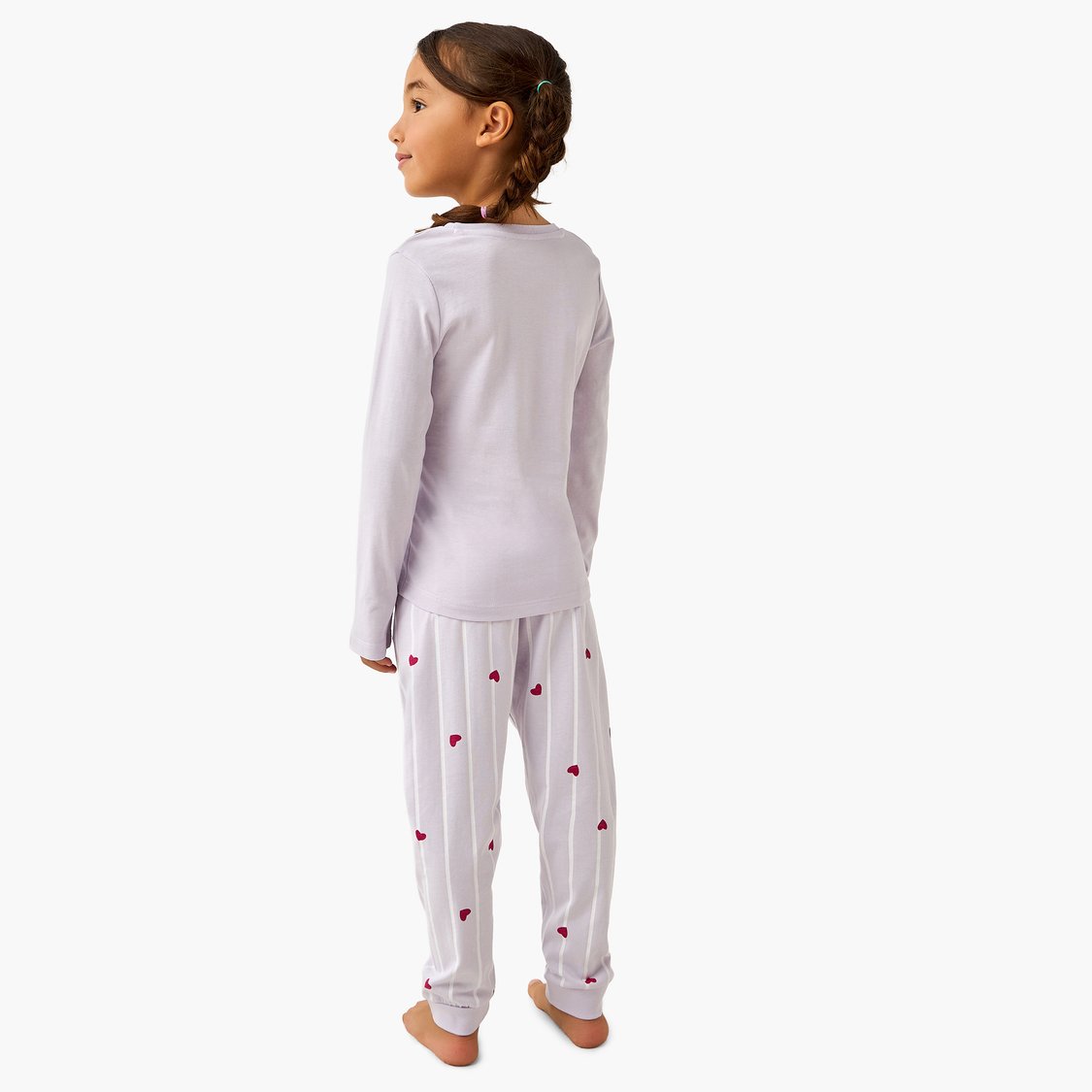 Juniors Unicorn Print T-shirt with Joggers Set
