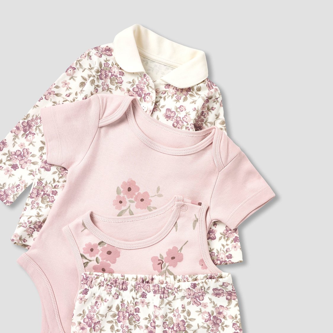 Juniors 8-Piece Floral Print Clothing Gift Set