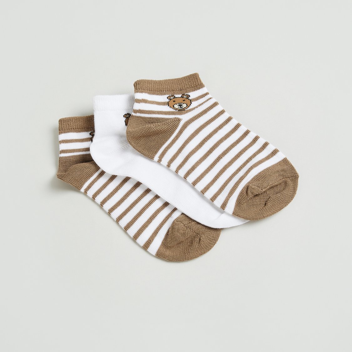 Juniors Assorted Ankle Length Socks - Pack of 3