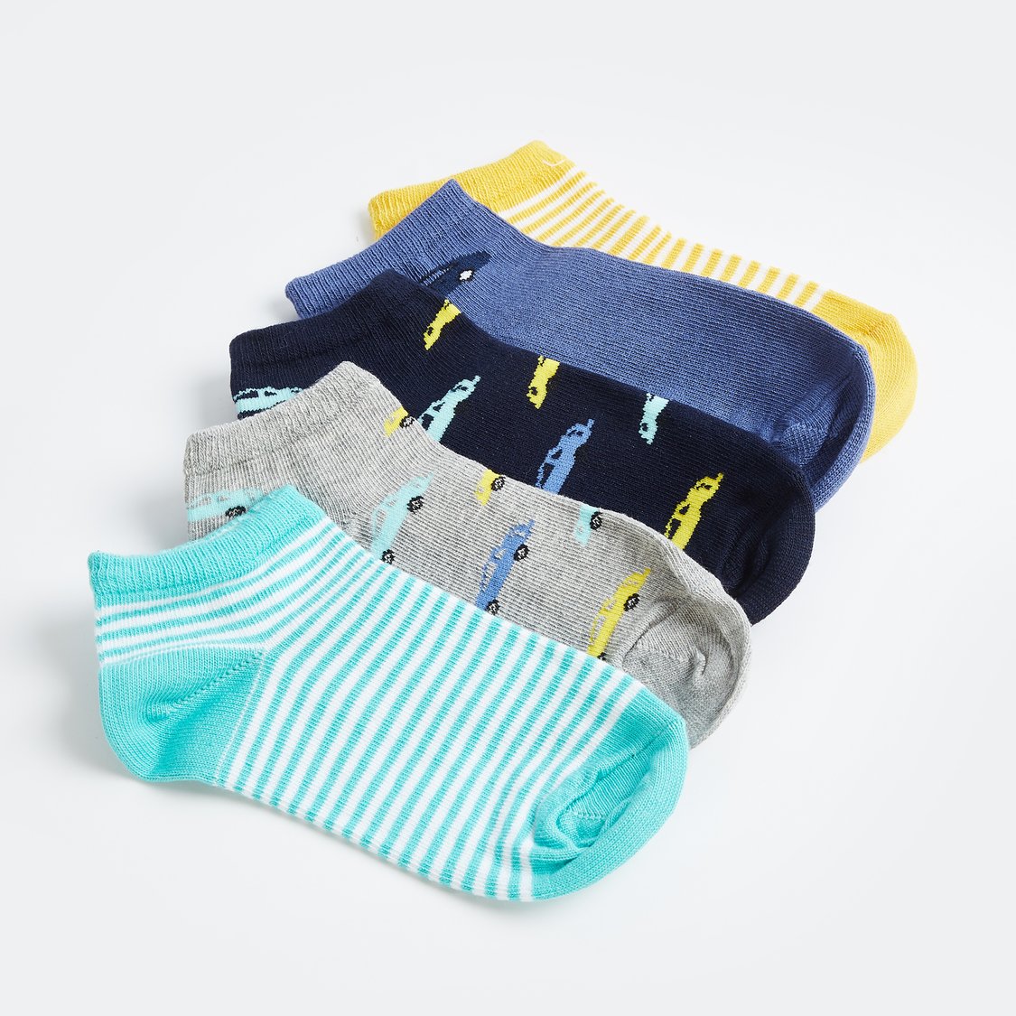 Juniors Assorted Ankle Length Socks - Set of 5