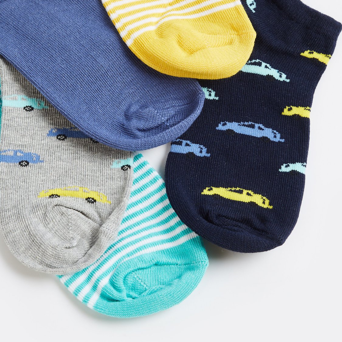 Juniors Assorted Ankle Length Socks - Set of 5