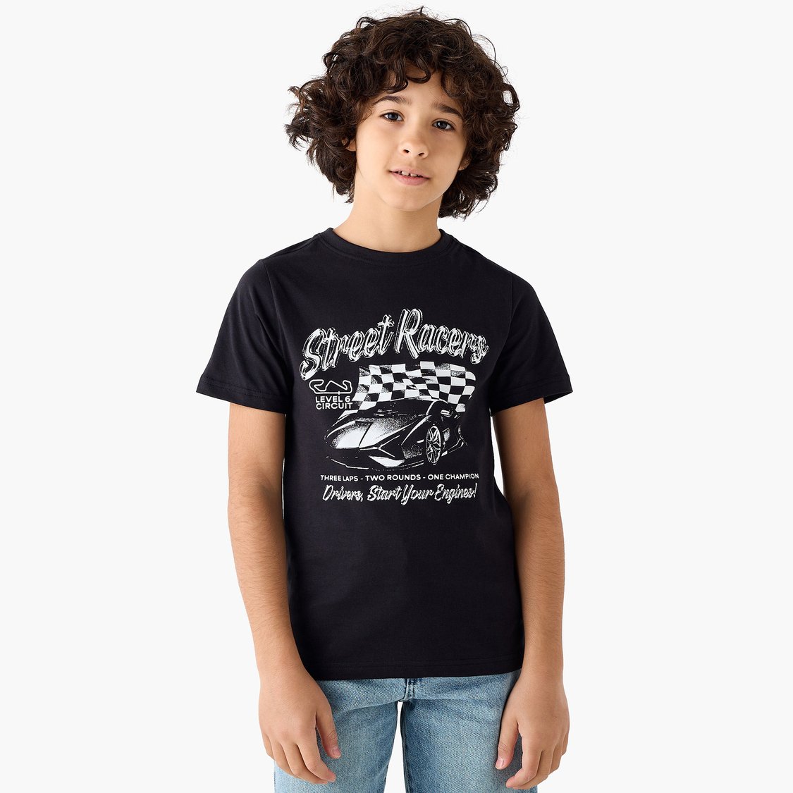 Juniors Graphic Print T-shirt