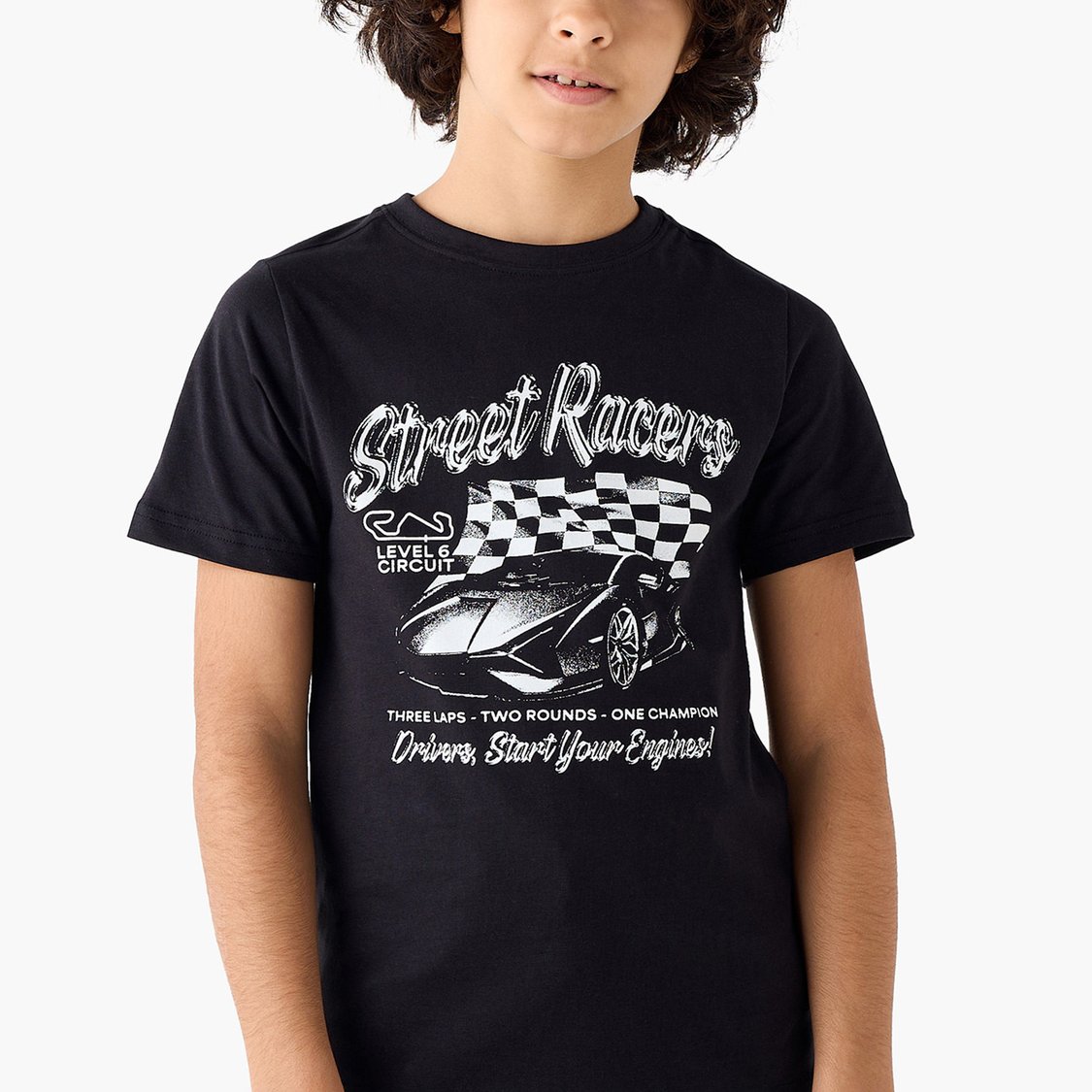 Juniors Graphic Print T-shirt