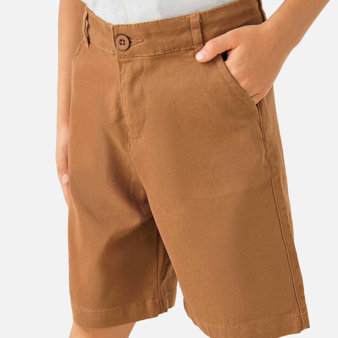 Juniors Embroidered Shirt and Shorts Set
