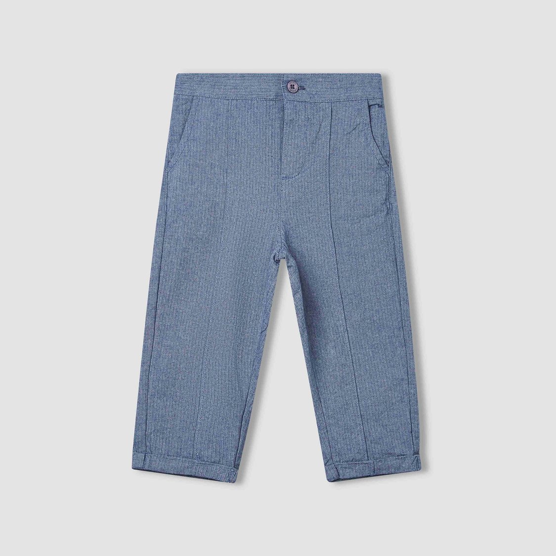 Juniors Striped Regular Fit Trousers