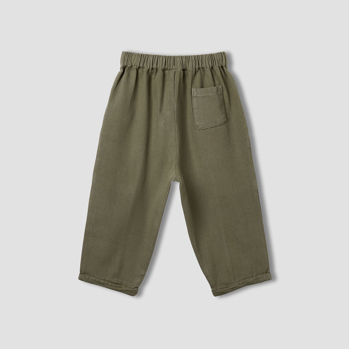 Juniors Solid Trousers with Cargo Pockets